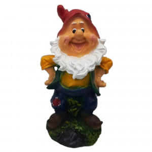 84549159 Фигура садовая «Гномик маленький руки в боки» высота 32 см