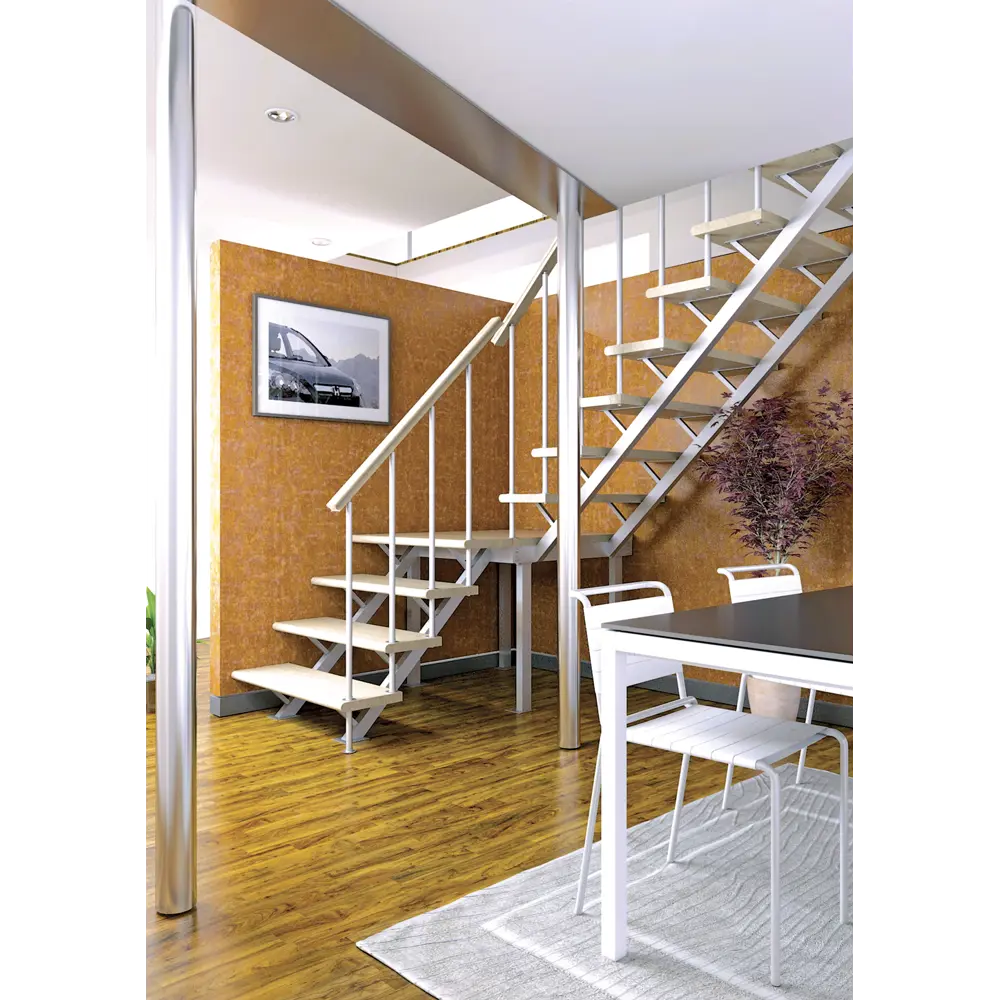 Лестница поворотная 90° ЛЕС-05 универсальная ЛЕСЕНКА STLM-2134014 - Вид №1