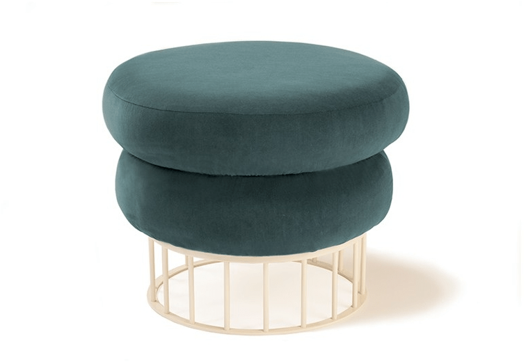 Mambo Unlimited Ideas Круглый пуф из ткани sun-id-1347283 - Вид №2