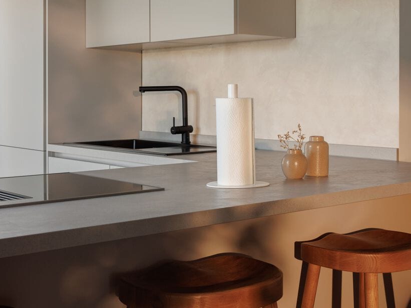 Держатель для туалетной бумаги из нержавеющей стали с порошковым покрытием Metallbude IVANA ARCH-00048748 - Вид №4