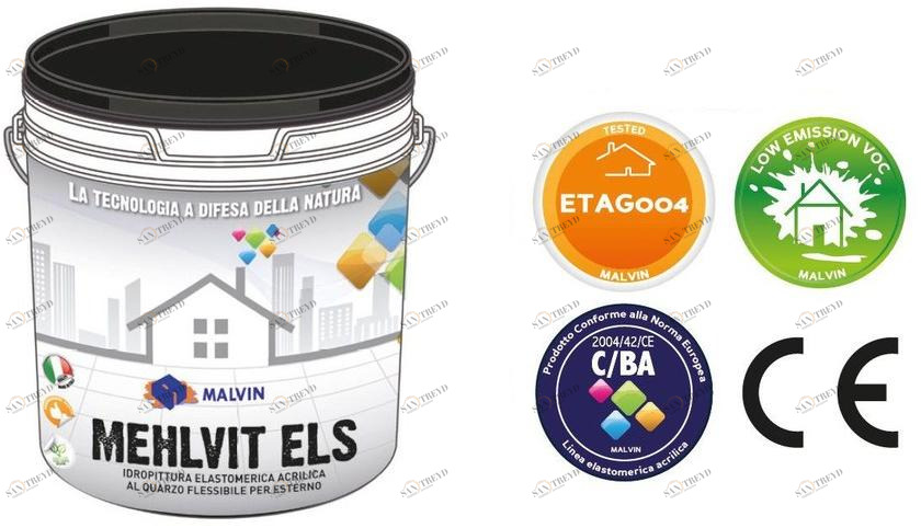 malvin Акриловая эластомерная краска на минеральной воде против водорослей sun-id-1495004