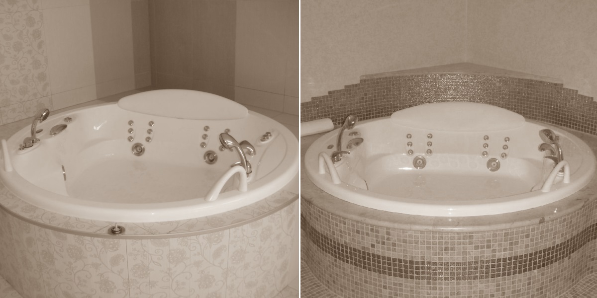 Ванна встроенная с гидромассажем "BASE" Gemini 9443-056 Jacuzzi 9443056 - Вид №3