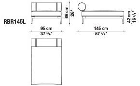 B&B Italia Outdoor Садовый диван из ткани Ribes sun-id-1376014 - Вид №22