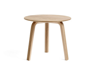 Круглый деревянный журнальный столик