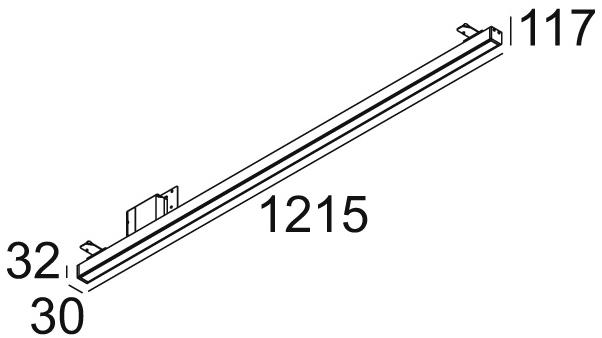 Delta Light Полувстраиваемый линейный световой профиль для светодиодных модулей D-liner sun-id-1390352 - Вид №8
