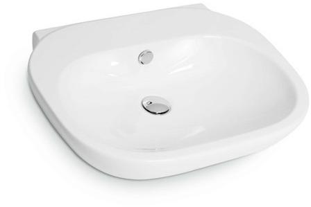 66335 Подвесная раковина настенная овальная Newform Lavabi белая - Вид №1