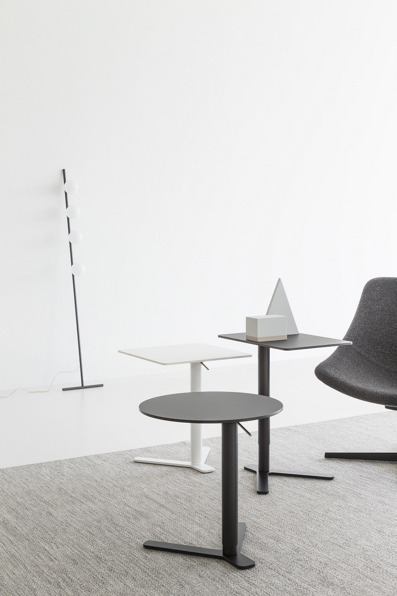 HPL регулируемая высота круглый журнальный столик Lapalma YO ARCH-00139713 - Вид №4