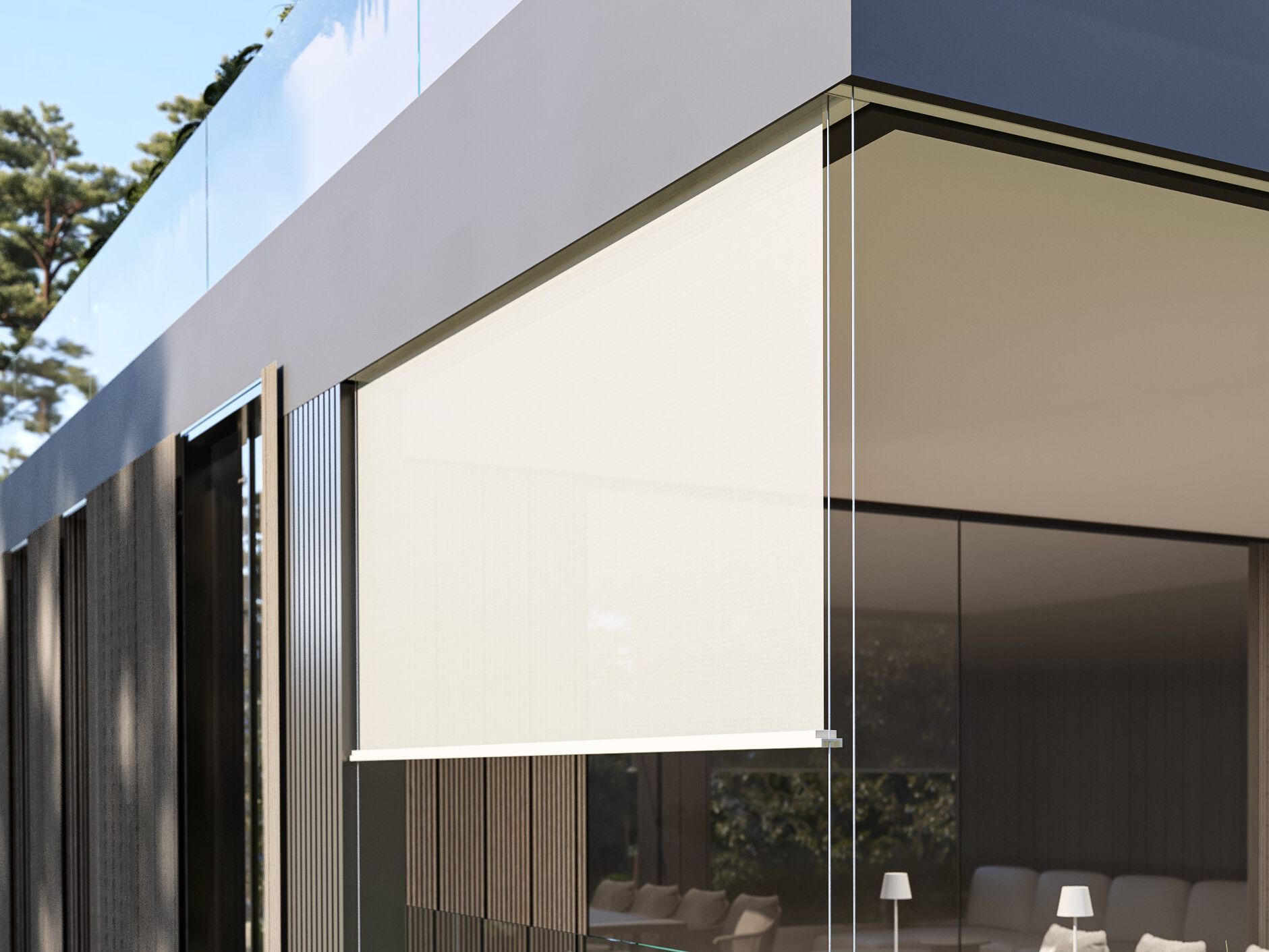 Технический тканевый навес KE Outdoor Design SCREENY ARCH-00083274