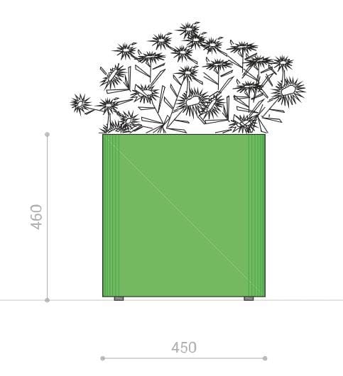 Плантатор из оцинкованной стали DIMCAR ARCH-00099313 - Вид №2