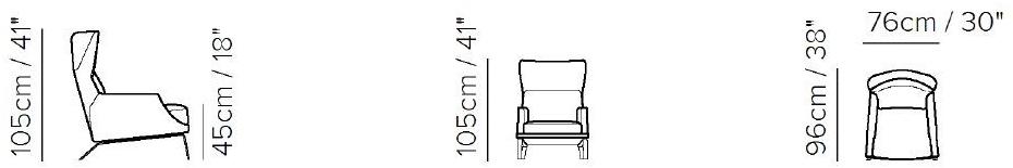 Natuzzi Кожаное кресло Bergere с подлокотниками sun-id-1424853 - Вид №4