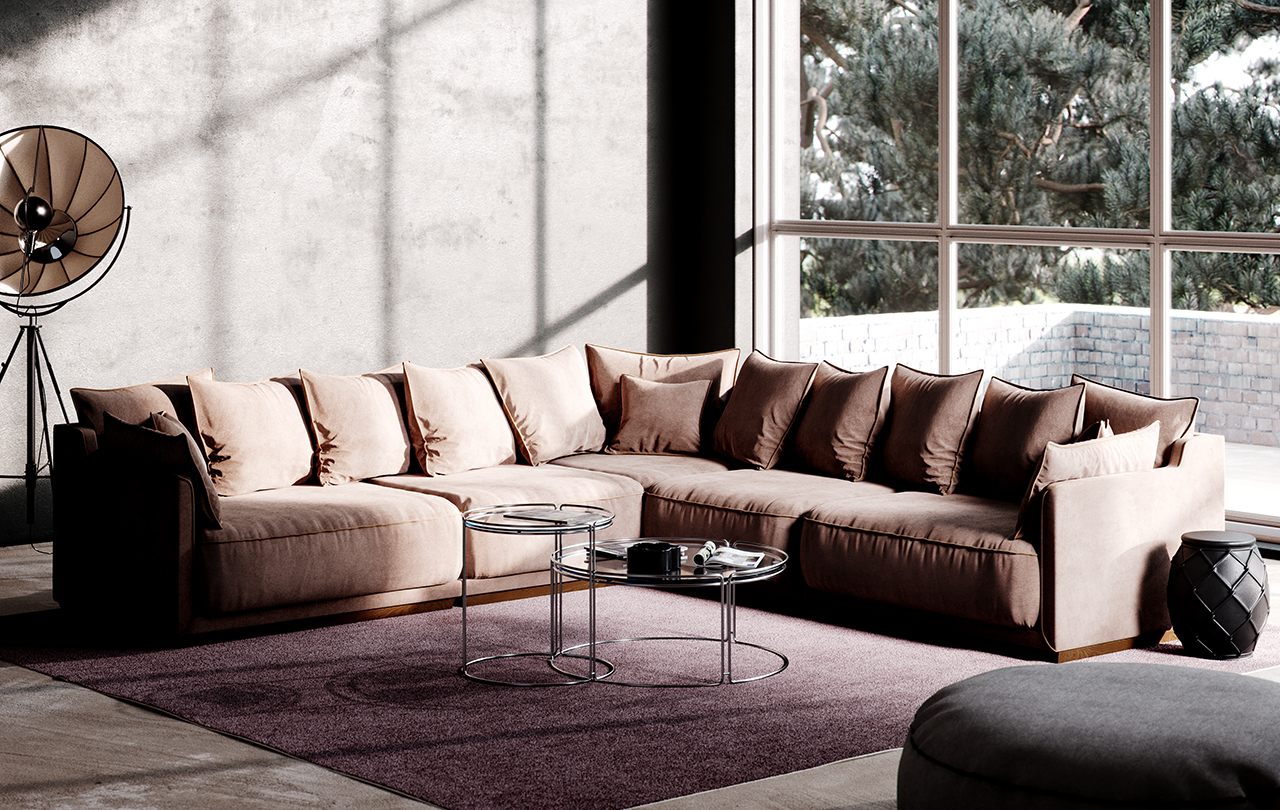 Д312 Ш312 В92 The IDEA Диван SOHO 801/805/817/805/802  - Вид №5