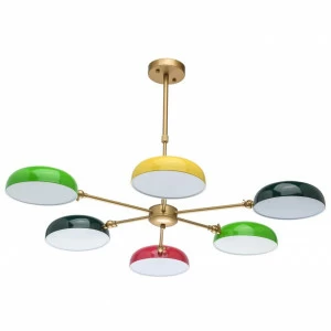 Потолочная светодиодная люстра "Имаджинариум 1" DE MARKT  326545 Красный;желтый;зеленый