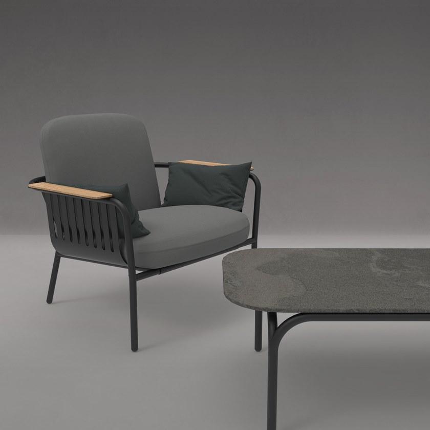 GANDIABLASCO Прямоугольный садовый журнальный столик из dekton® Capa sun-id-1452843 - Вид №7