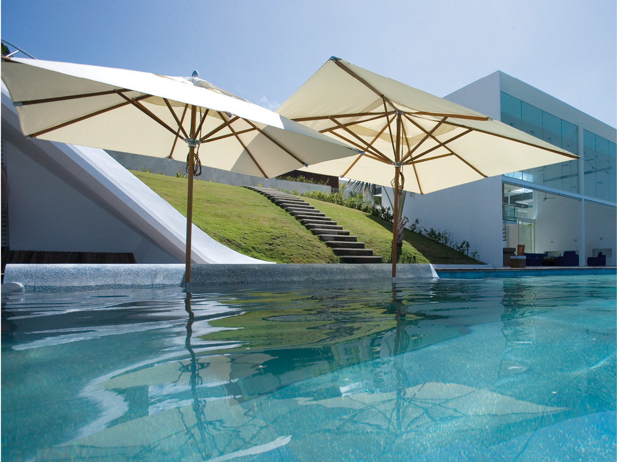 66.00.0043 Зонт Sunrise квадрат 4 x 4 м - uni natural Mbm - Вид №1