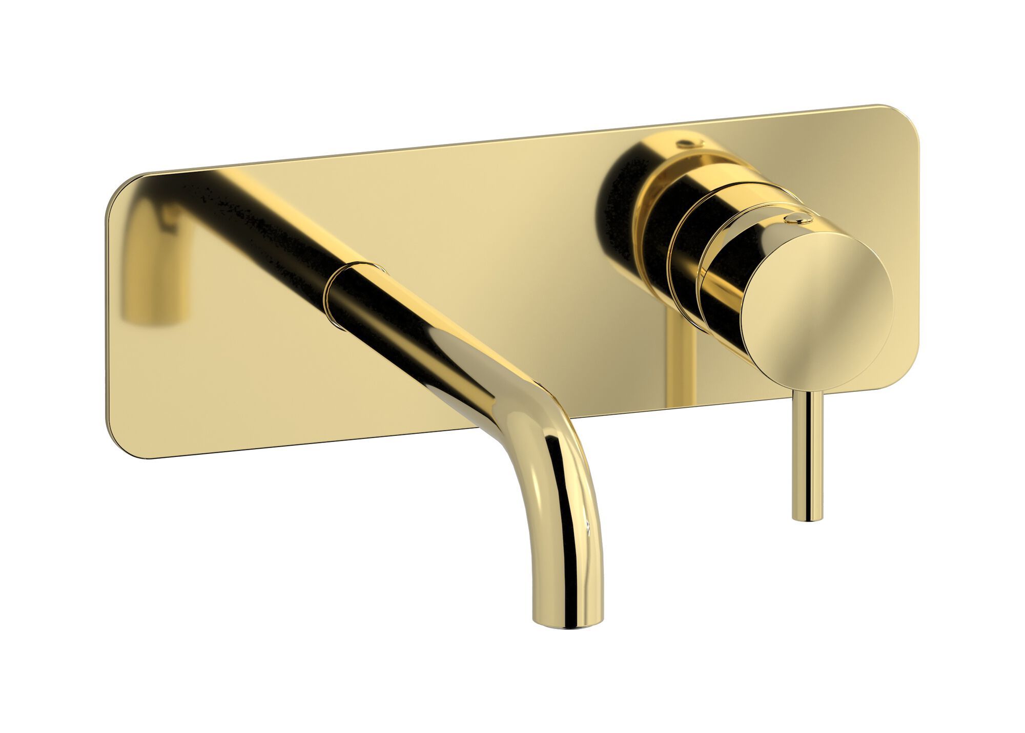 Настенный смеситель для раковины с 2 отверстиями и автоматическим сливом IB Milano Torino ARCH-00009603 - Вид №2