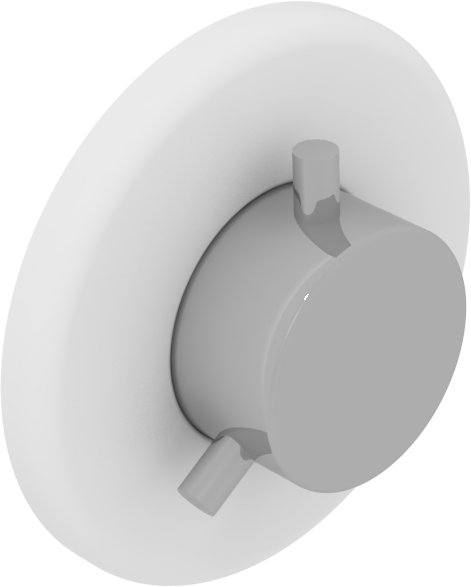 DEVCE2V1 Переключатель для душа/ванны 2 потока GSG CERAMIC TOUCH