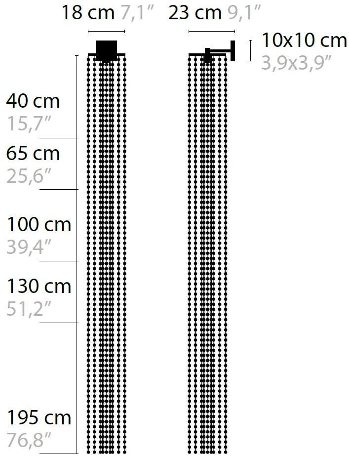 ILFARI Настенный светильник из металла с кристаллами Opus sun-id-1363711 - Вид №1