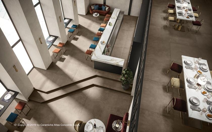 Atlas Concorde Пол из керамогранита под бетон Raw sun-id-1421703 - Вид №58