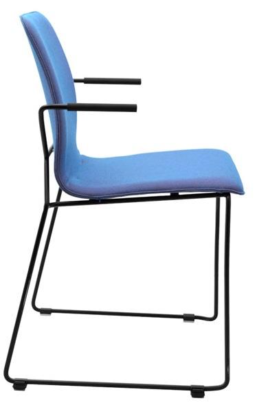 KFF Стул-санки штабелируемый с подлокотниками sun-id-1464980 - Вид №2