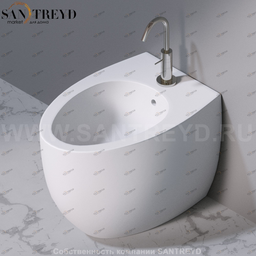 S542T1R1V0.101 Биде напольное OVAL A. e T. Italia AeT ITALIA