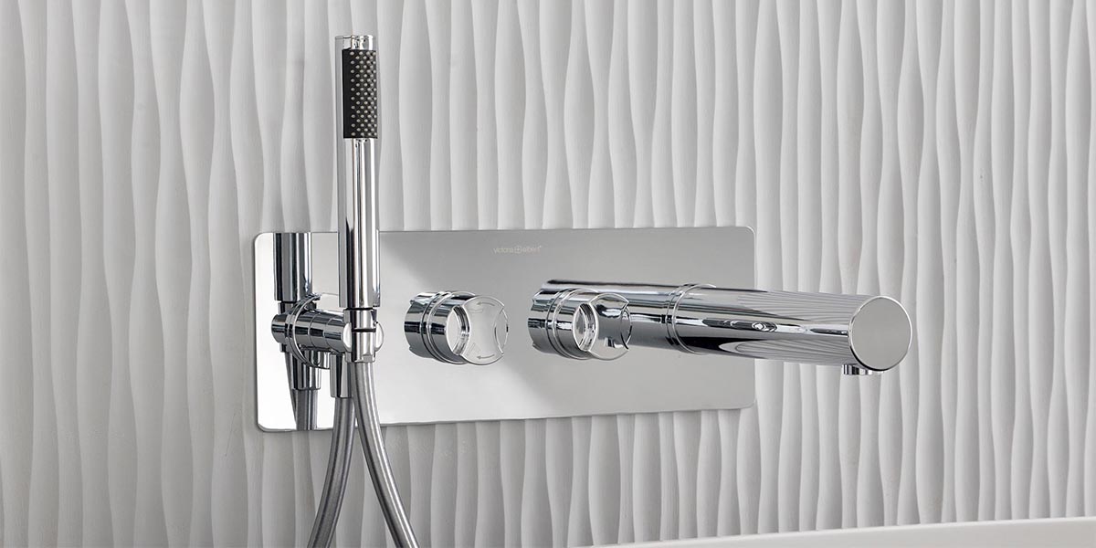 Смеситель для ванны Tubo 21 TU-21-PC Victoria + Albert TU21PC - Вид №1