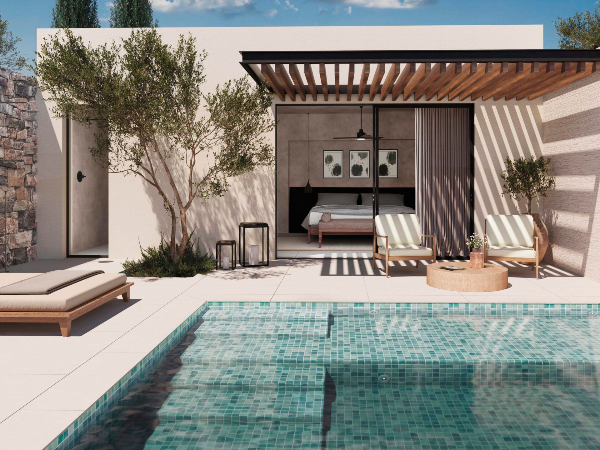 Стеклянная нескользящая мозаика Onix Penta Cotto ARCH-00100313 - Вид №2