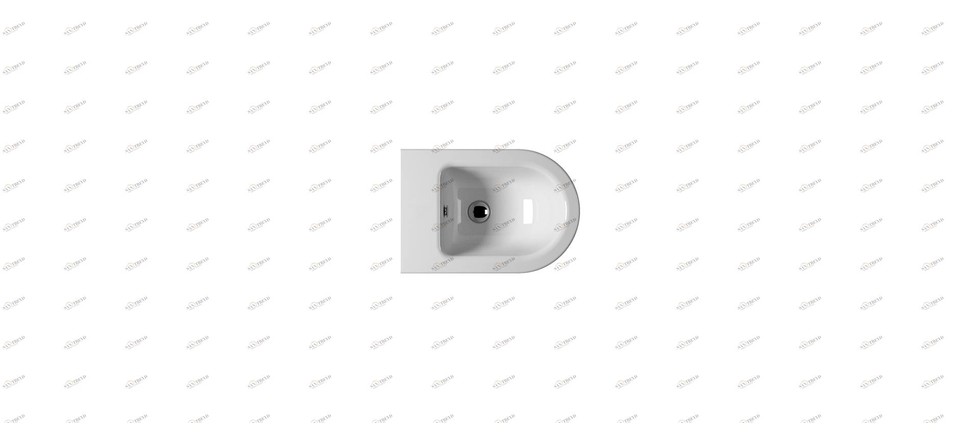 9162111 Биде напольное City GSI ceramica