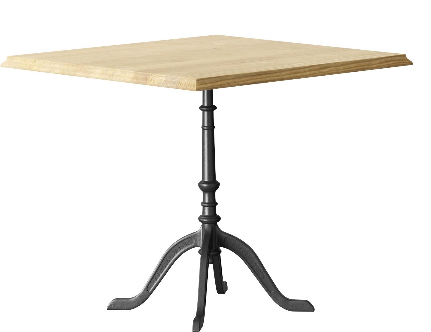 Квадратный стол из массива дерева со спицами horgenglarus GLORIA ARCH-00120274 - Вид №6