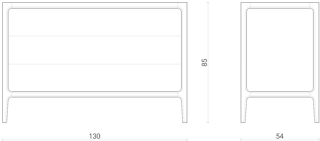 Morelato Комод из ясеня Bellagio 1201/f - Вид №3