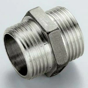 Ниппель НН никелированный TIEMME 1"1/2x1"1/4