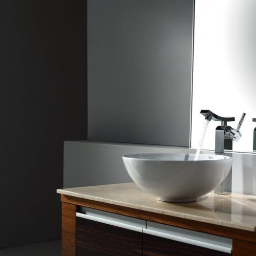 KCV141-KEF14300CH Накладная раковина на столешницу  прямоугольная Krausru  - Вид №6