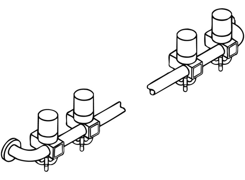 33.7310.PB8 гардеробная штанга HEWI System 111 | Polyamid  - Вид №6