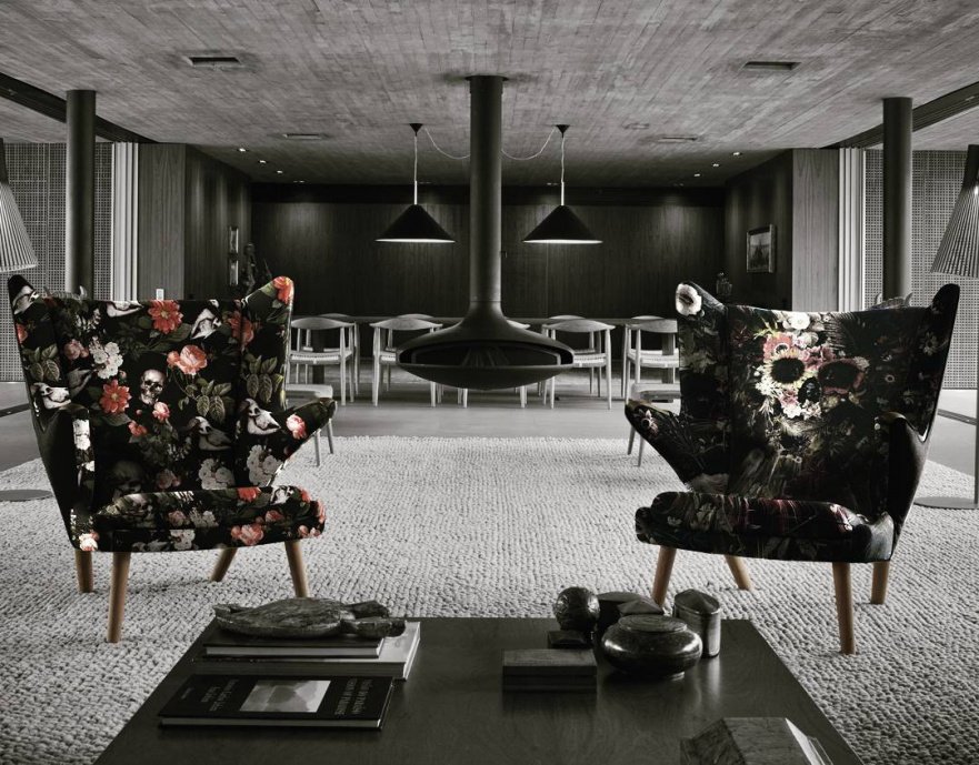 Кресло Flower синее ICON DESIGNE ДИЗАЙНЕРСКИЕ, ALI GULEC 096805 Черный  - Вид №3