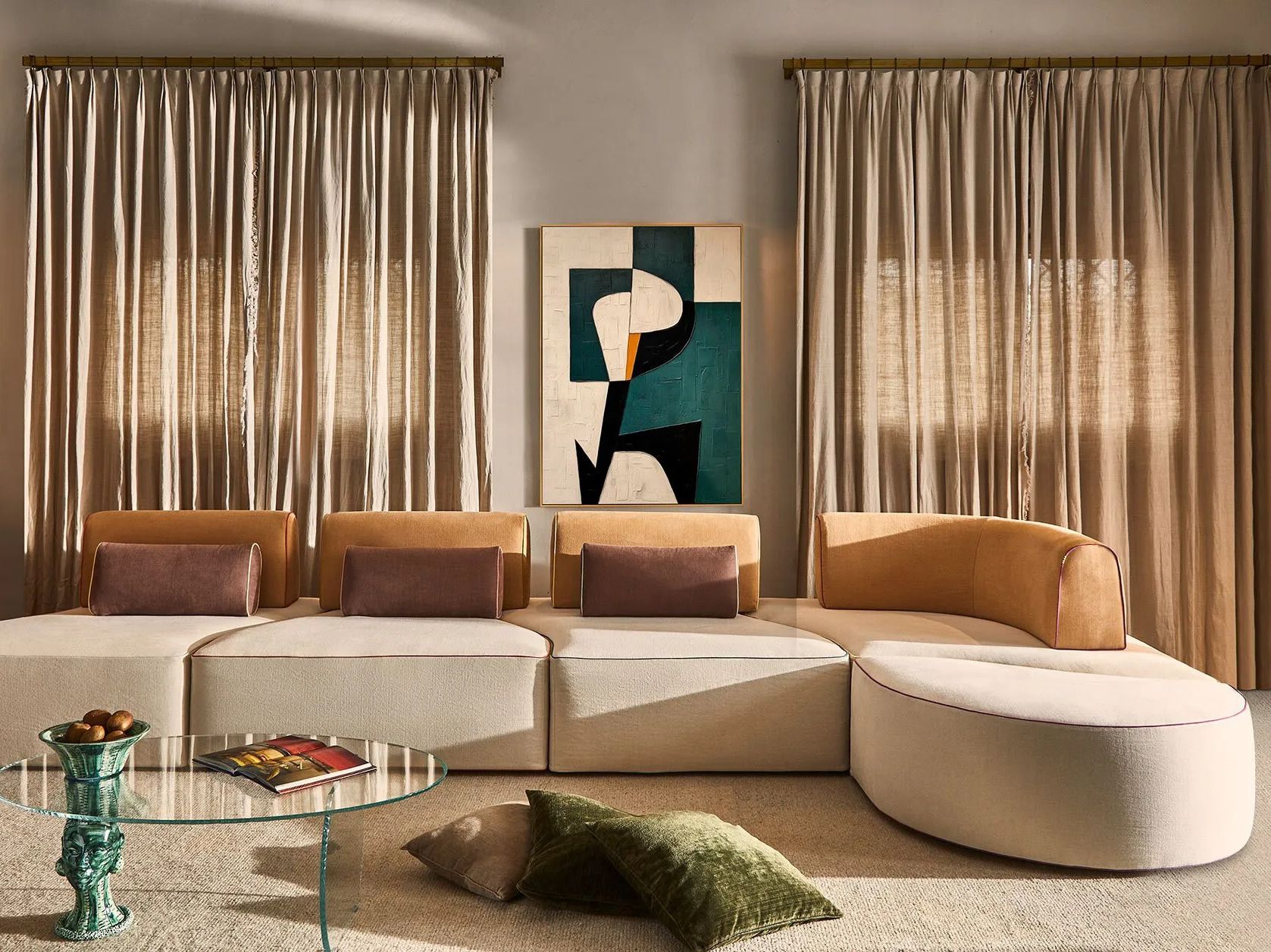 Ткань диван Paolo Nesi SNAKED ARCH-00069162