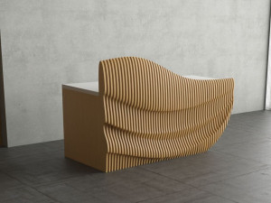 Стойка регистрации из фанеры