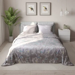 Комплект постельного белья Dried Flower двуспальный бязь серый 89411736 STLM-2004481