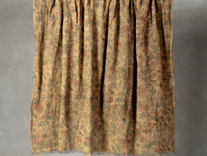 Льняной плед