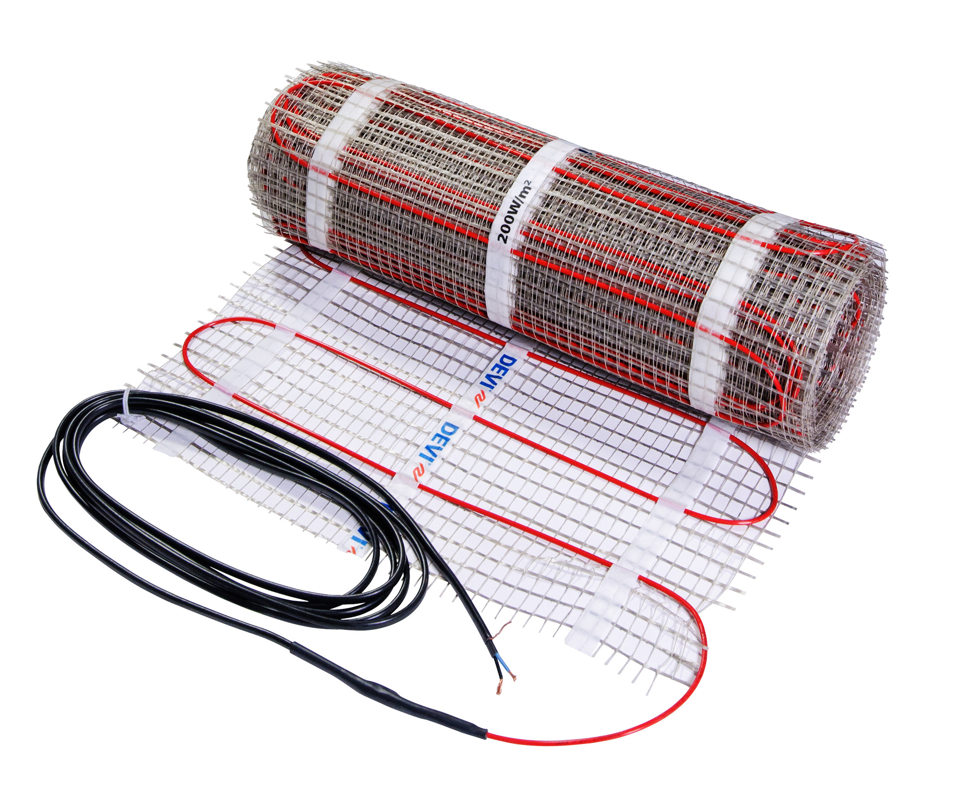Danfoss DEVImat™ 200T — двухжильные нагревательные маты для теплого пола на лоджиях под плитку DEVImat 200T мат 87Вт 230В 0.5 х 0.9м 140F1735  - Вид №14