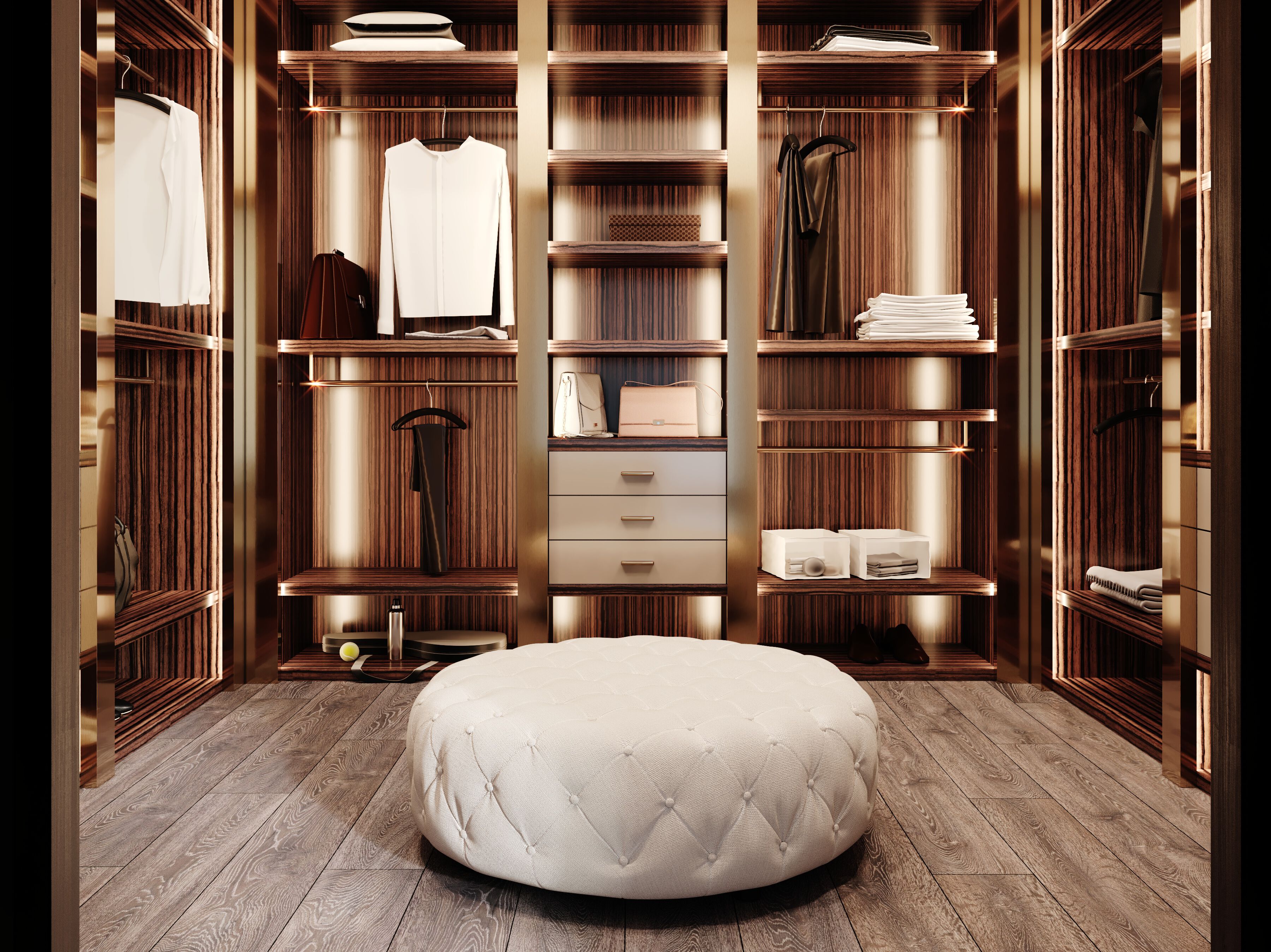 Ткань круглый capitonné пуф EUPHORIA GEMY ARCH-00145218