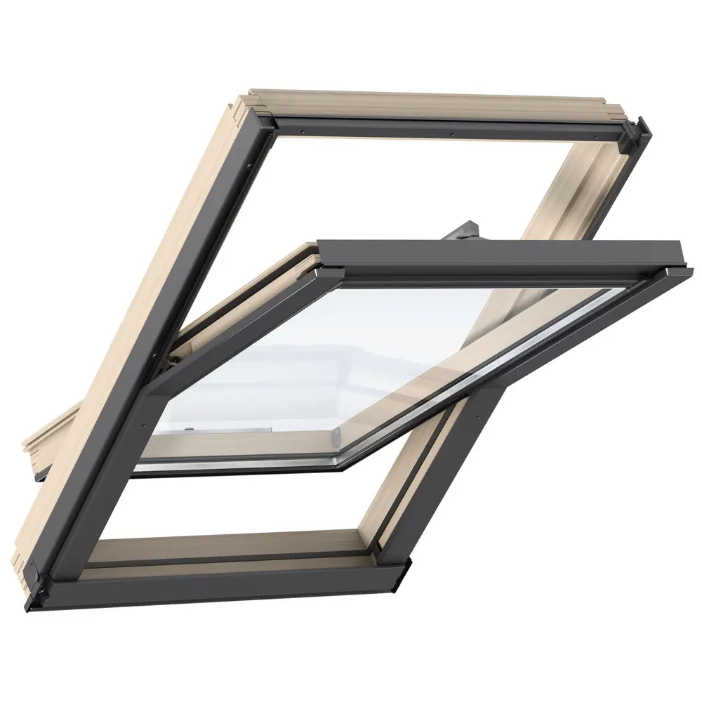 Окно мансардное Velux GZR FR06 3050 дерево/алюминий 66x118 см STLM-2132591 - Вид №1