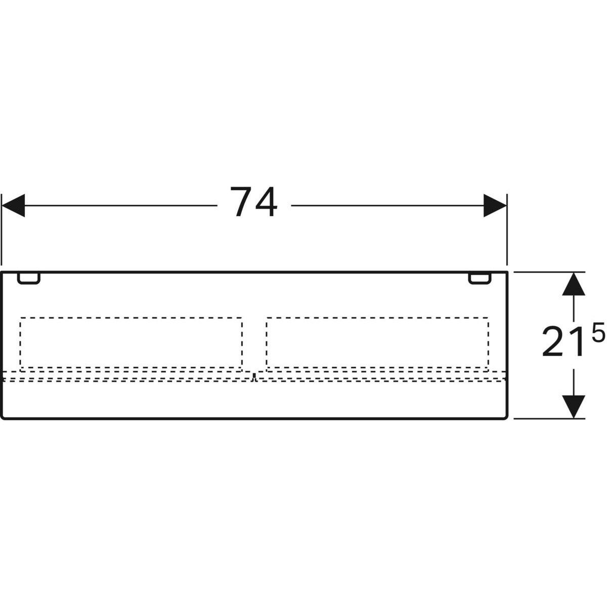 Зеркало со встроенным освещением для ванной комнаты Geberit Акант ARCH-00060835 - Вид №7