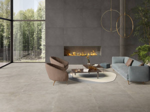 Пол / керамогранит с эффектом цемента