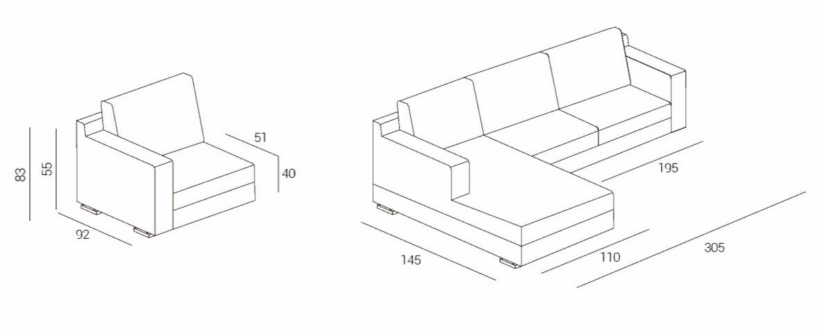 Dall'Agnese Секционный кожаный диван Ovidio sun-id-1393532 - Вид №1