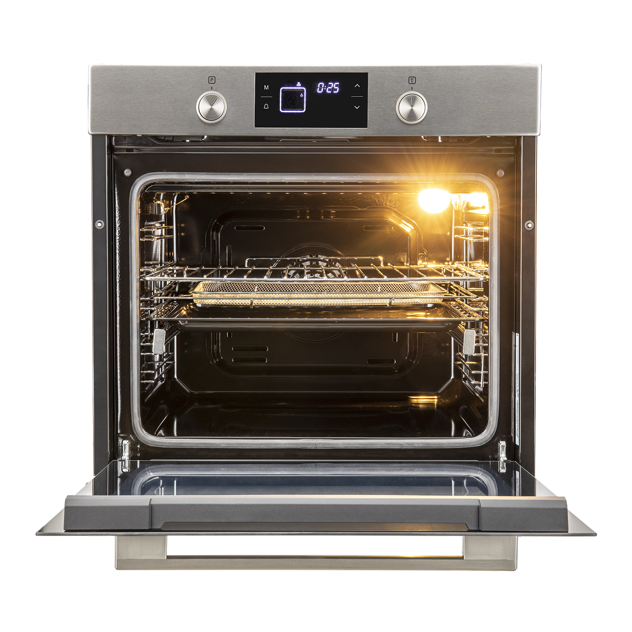 9284763 Электрический духовой шкаф Gressel RU677EM69110 серебристый STDN-0047009 - Вид №2