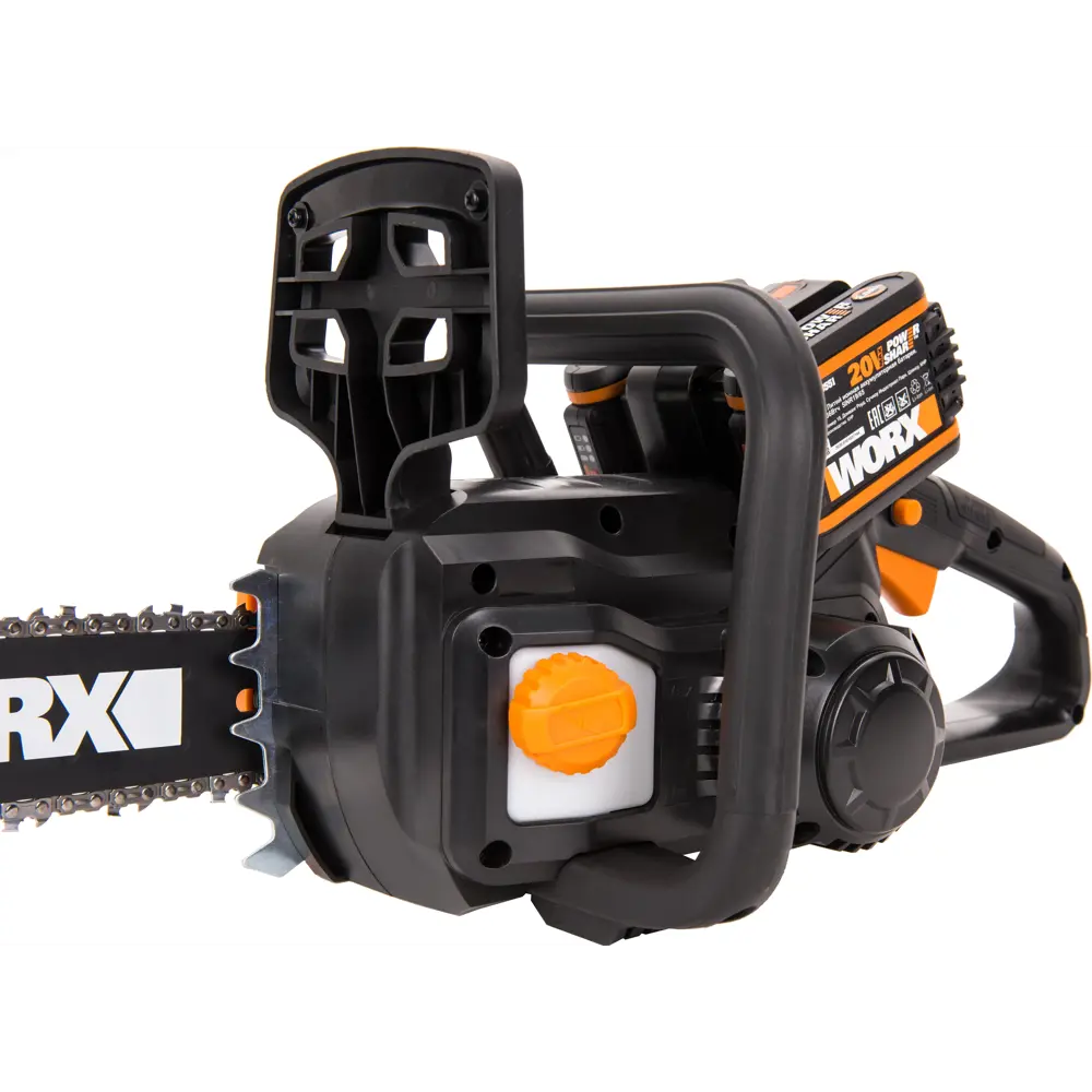 Аккумуляторная пила Worx WG381 40 В шина 30 см АКБ (2 шт) и ЗУ (двойное) в комплекте 83014949 STLM-2020163  - Вид №5