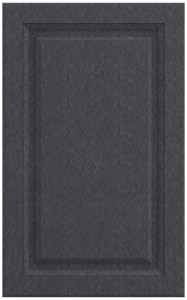 Фасады для кухни Классика Фрезеровка «Прямоугольник 90+» Аура графит №537