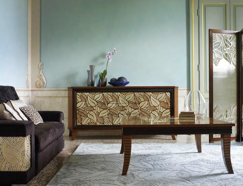 Cantiero Квадратный деревянный журнальный столик Grand étoile Ge019f - Вид №1