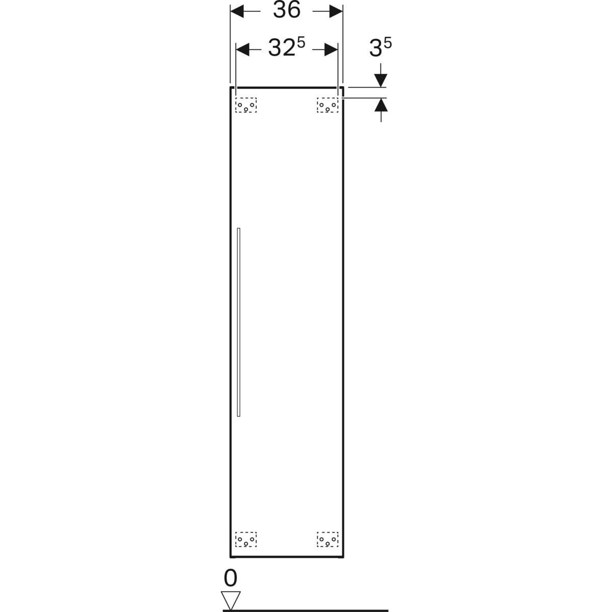 Ванная комната колонка с зеркалом Geberit ICON ARCH-00068189 - Вид №3