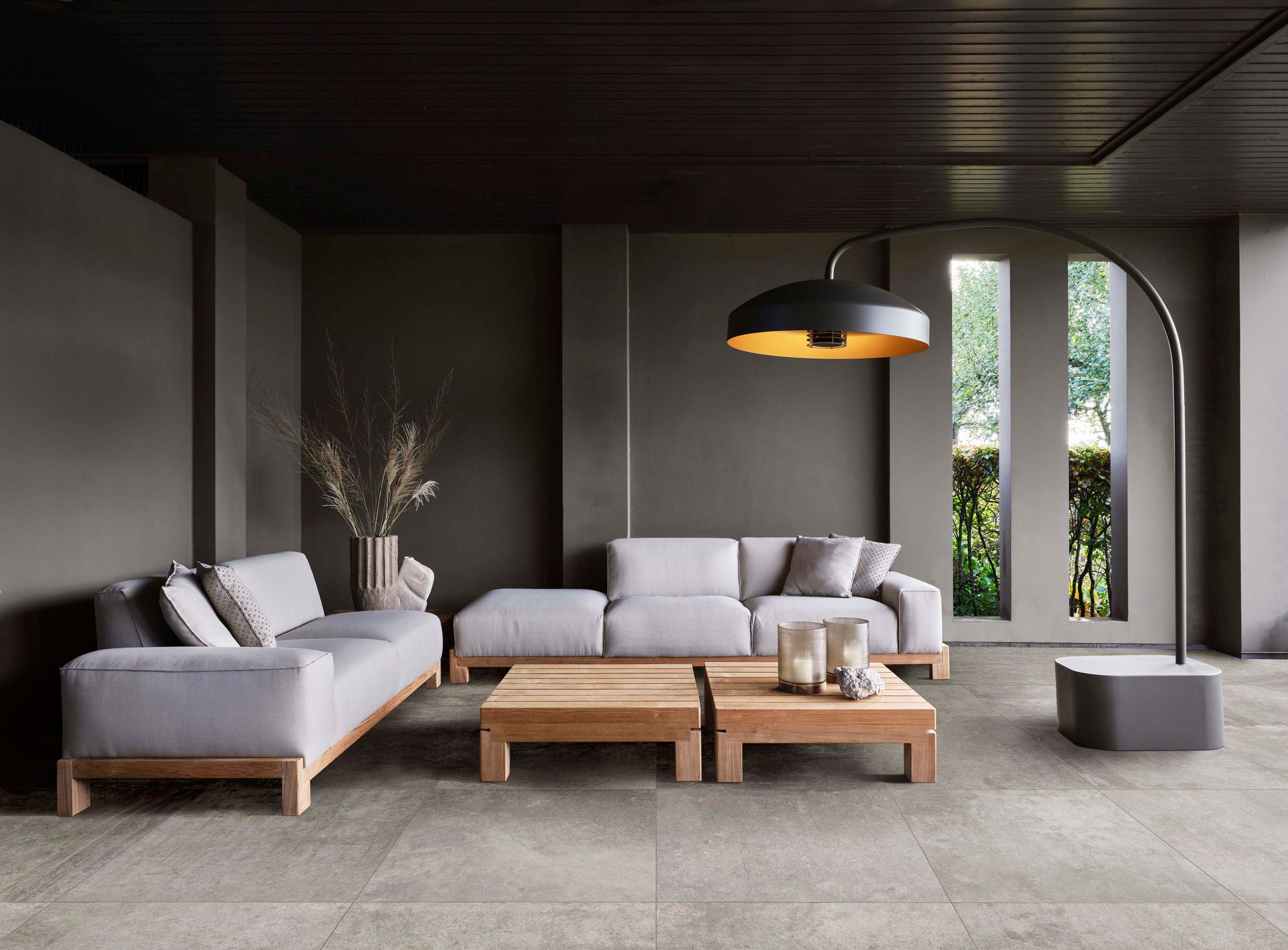 Деревянный квадратный низкий садовый столик Piet Boon Bente ARCH-00033990 - Вид №3