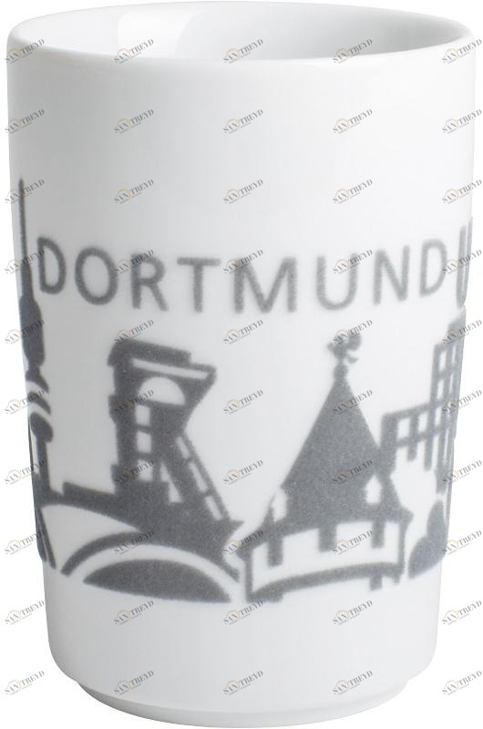 394605A26523C Пять чувств макси-чашки 0,35 л сенсорный! Дортмунд горизонт серый Kahla-porzellan 